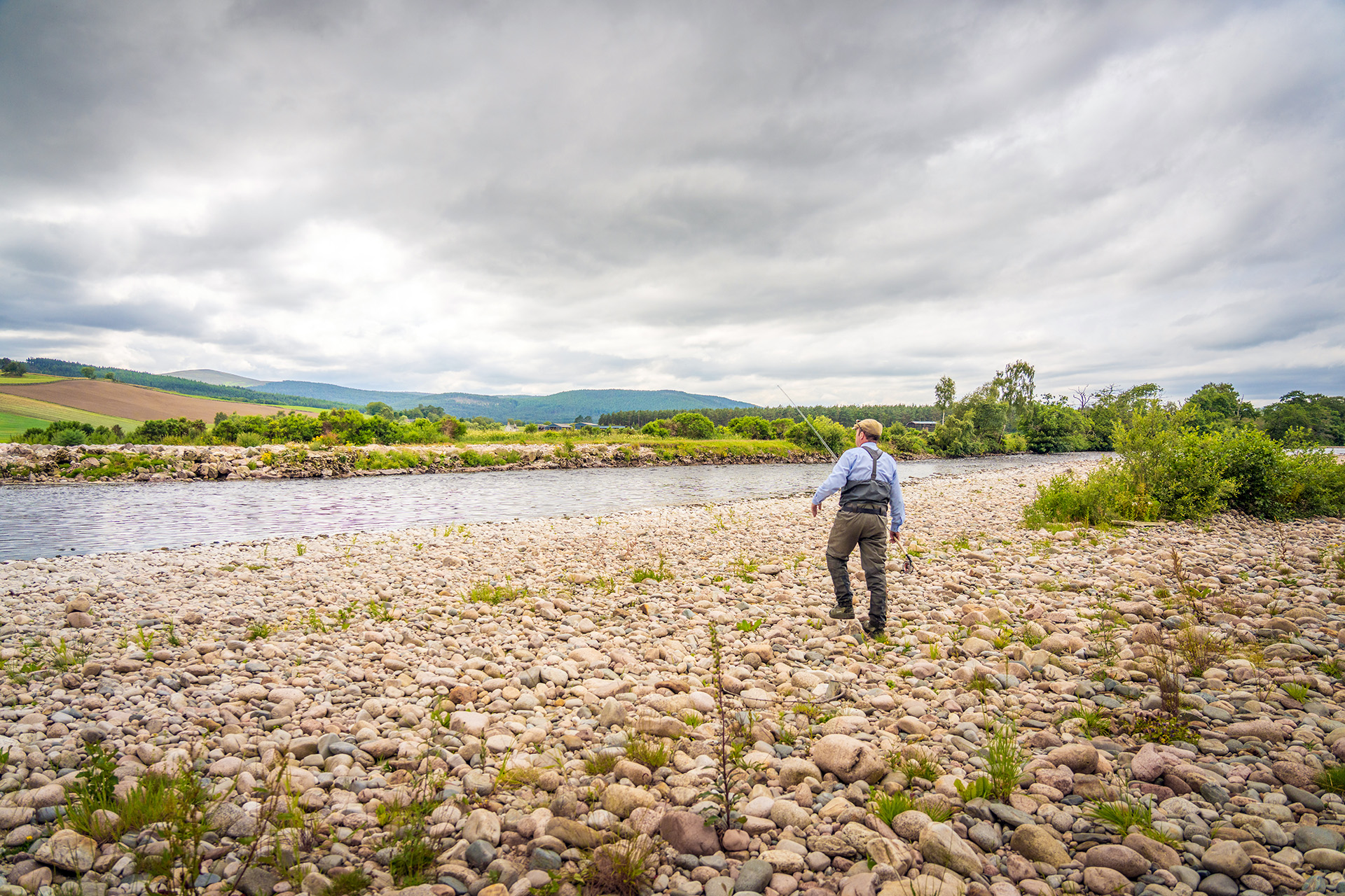 Fishing on the River Dee