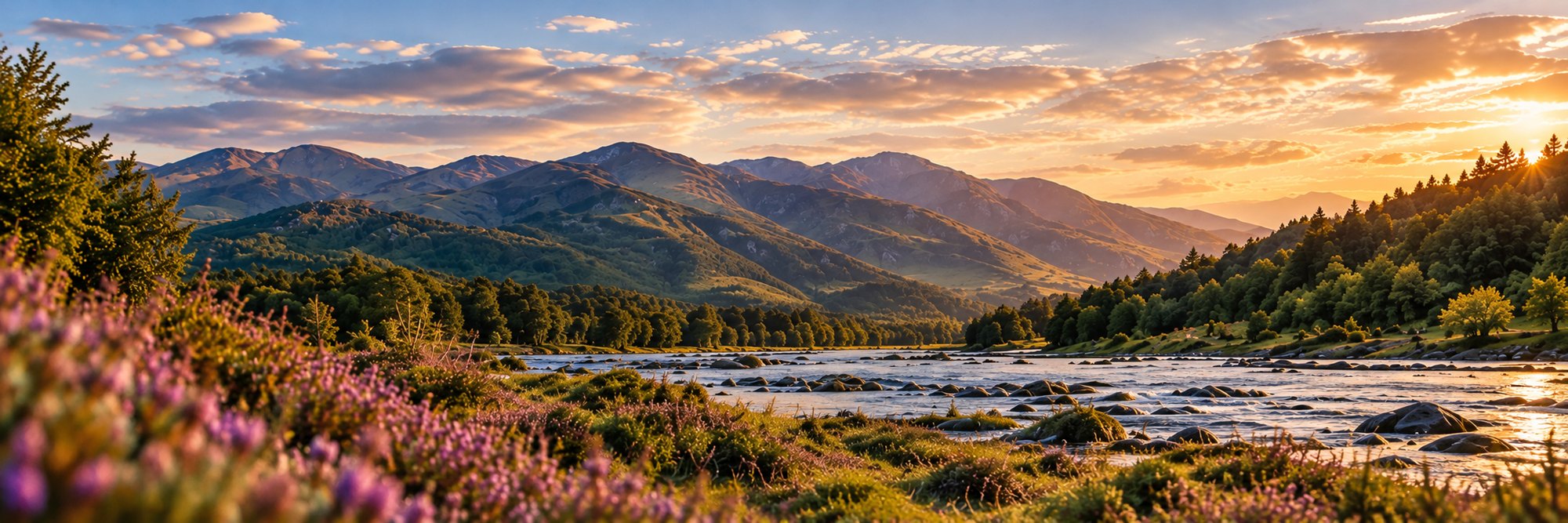 Countryside landscape — temporary stock photograph